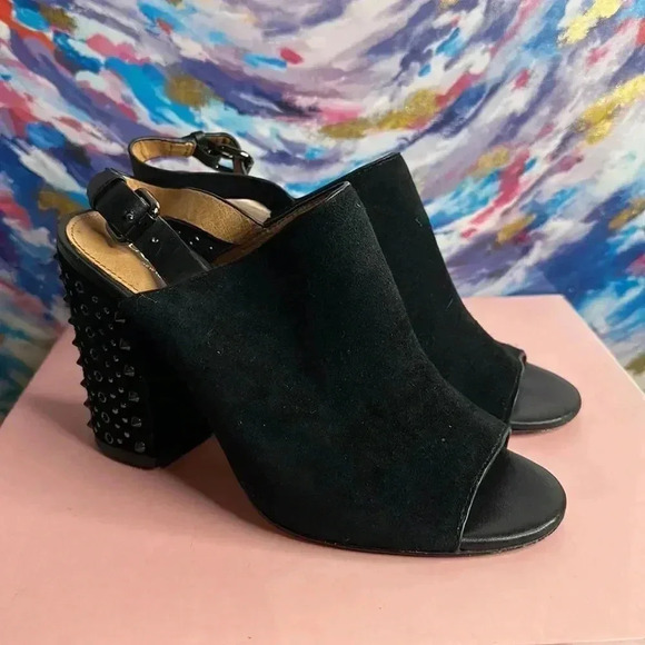 Coach Black Slingback Sandals - Picture 3 of 8